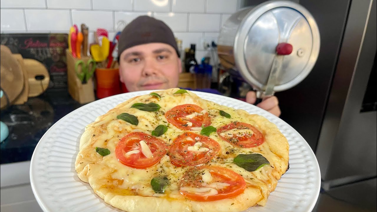 INCRÍVEL !!! PIZZA NA PANELA DE PRESSÃO EM APENAS 5 MINUTOS