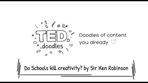 Do Schools Kill Creativity? | A Visual Guide Inspired by Sir Ken Robinson TED talk