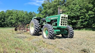 Rake N Roll!  Baling First Cutting with 30+ year old equipment