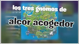 Los tres gnomos de alcor acogedor