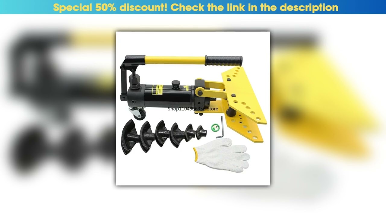 First Look Manual Pipe Tube Bender Set  Tools SWG-1   Multifunction Steel Copper  Bending Machine L