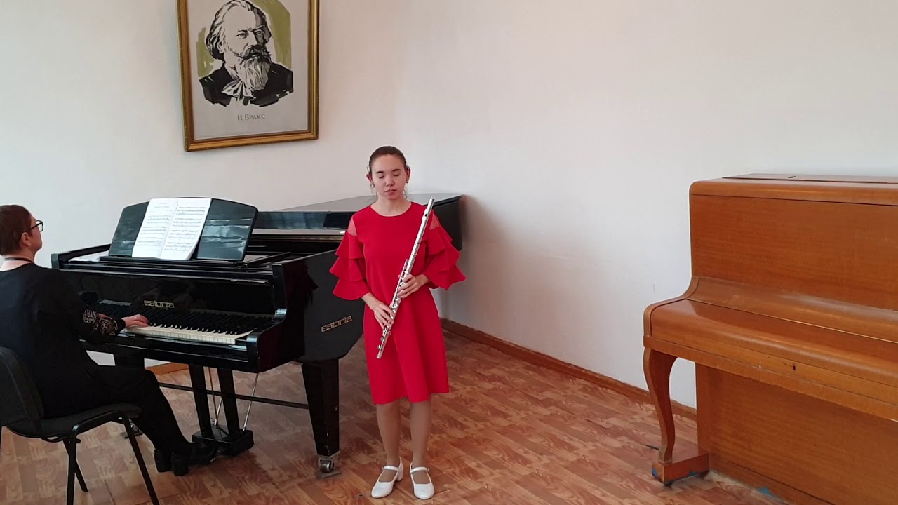 А.Вивальди  Соната соль минор для флейты(1,2ч).Л.Гане ,,Анданте и скерцио,,