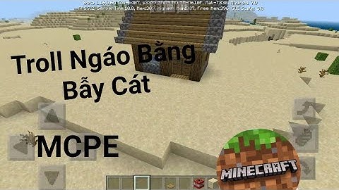 Minecraft PE | Thử Troll Noob Ngáo Bằng Bẩy Cát Rơi Và Cái Kết