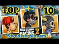 Top 10 swedish players 8  hill climb racing 2