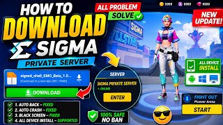 How To Install Sigma Private Server Offline Game | Sigma Not Installed Problem Solve (Latest Method)