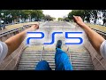 PS5をプレイするためパルクールで友達の家まで全力疾走!! *PARUKOUR FPS POV*🏃♂️🎮