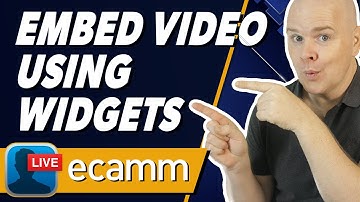 How to embed web based video directly into Ecamm Live