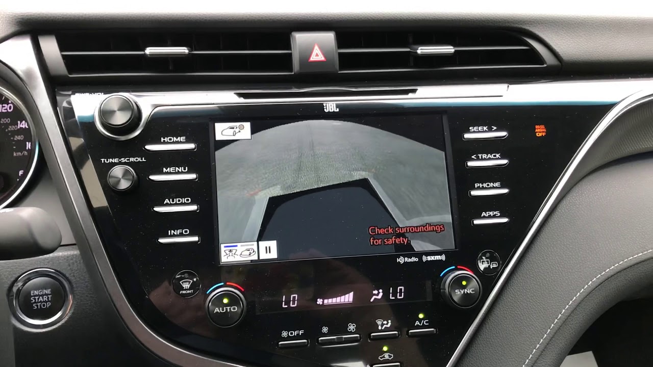 2018 Toyota Camry XSE Bird’s Eye View Camera with Perimeter Scan YouTube
