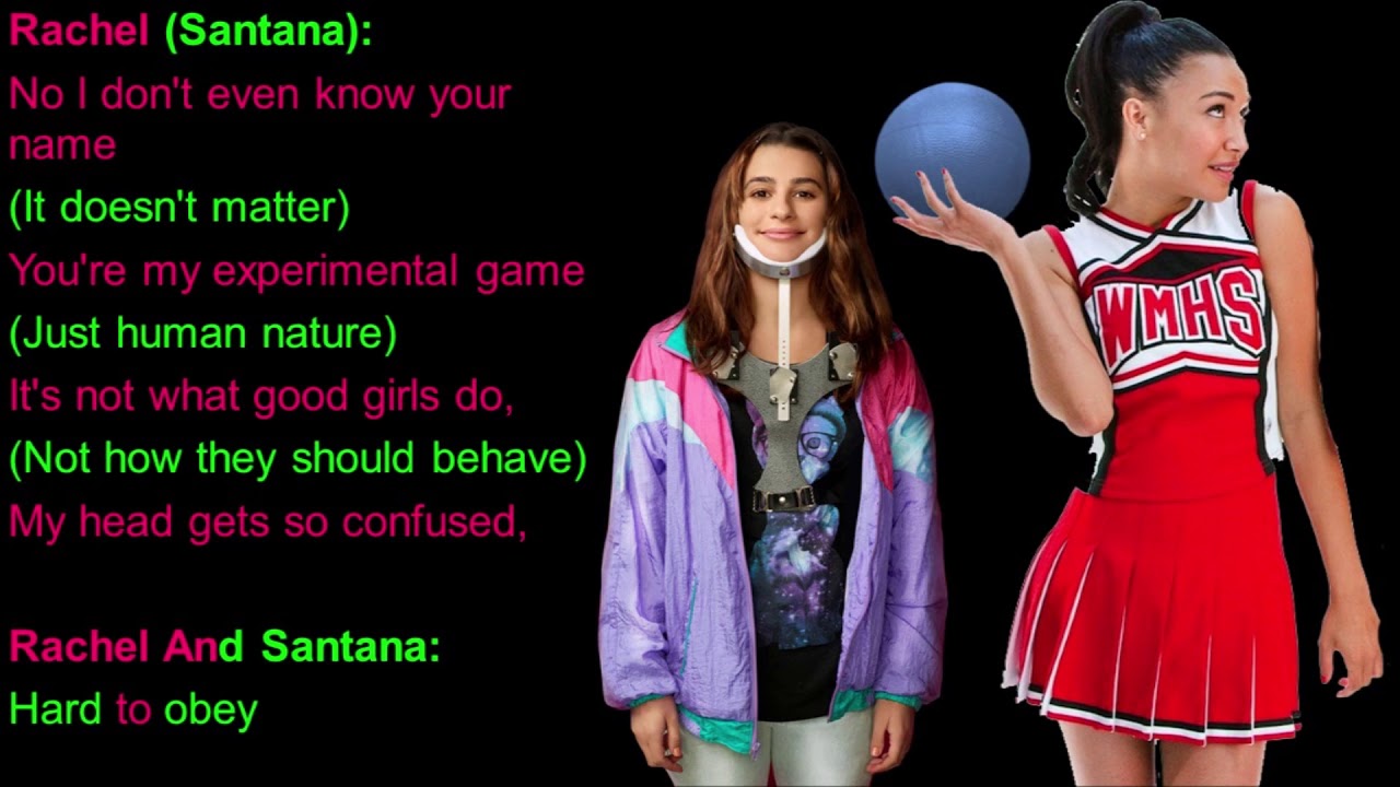 I Kissed A Girl Glee Lyrics YouTube