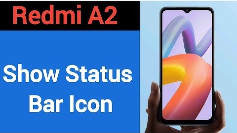 How to show status bar icon, Redmi A2 me status bar icon Kaise lagaen