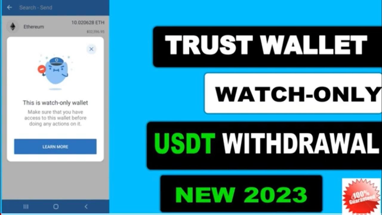 Trust wallet Watch only hack, How to withdraw USDT from watch only