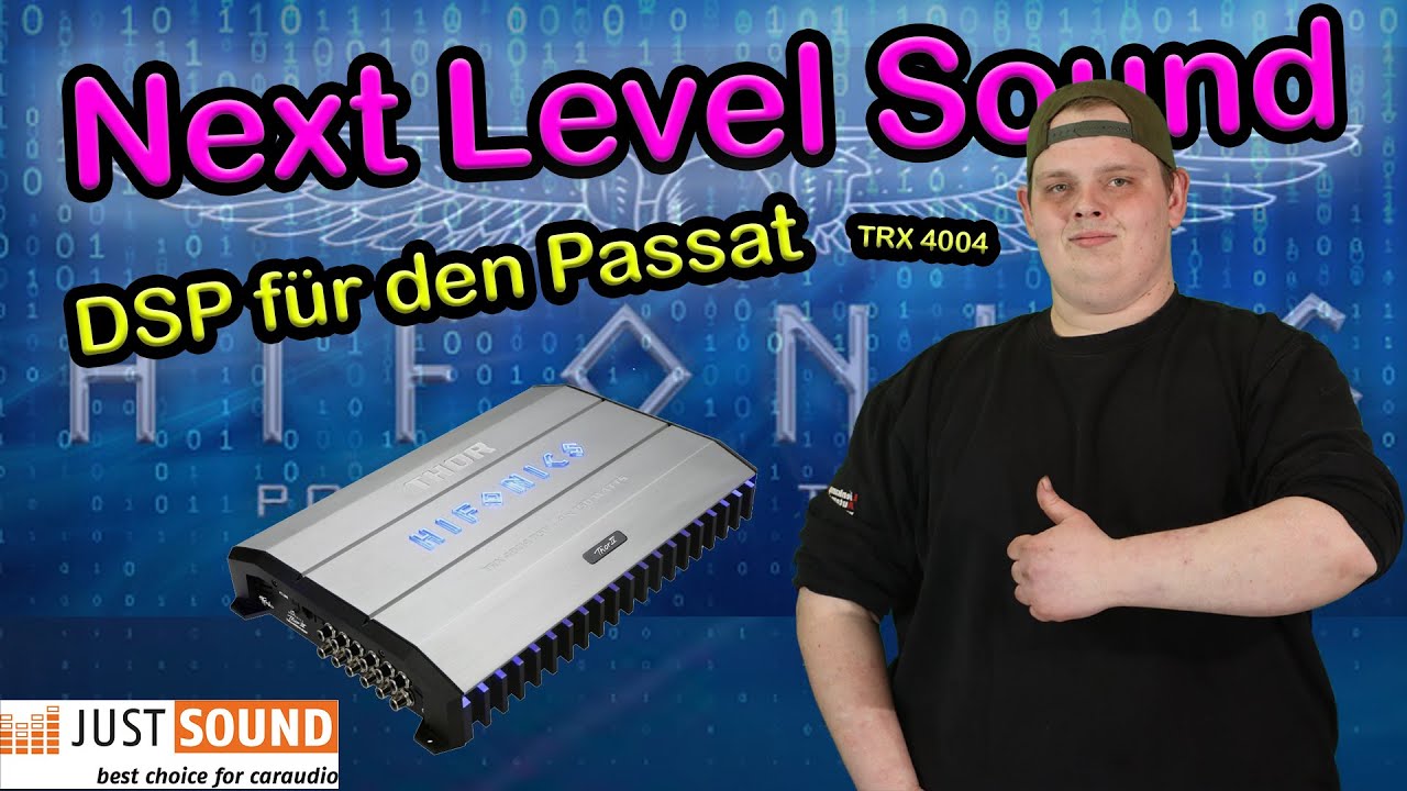 Next Level Sound | DSP für den Passat B5 der Einbau (Hifonics TRX 4004)