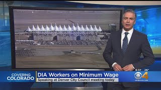 DIA Workers Appeal To City Council For 'Living Wage'