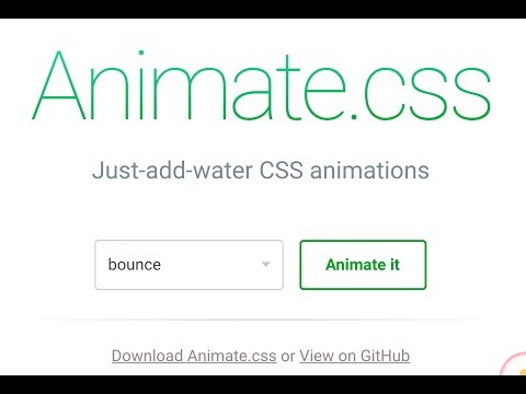 Animate.cssでCSS3のアニメーションを簡単に作る方法