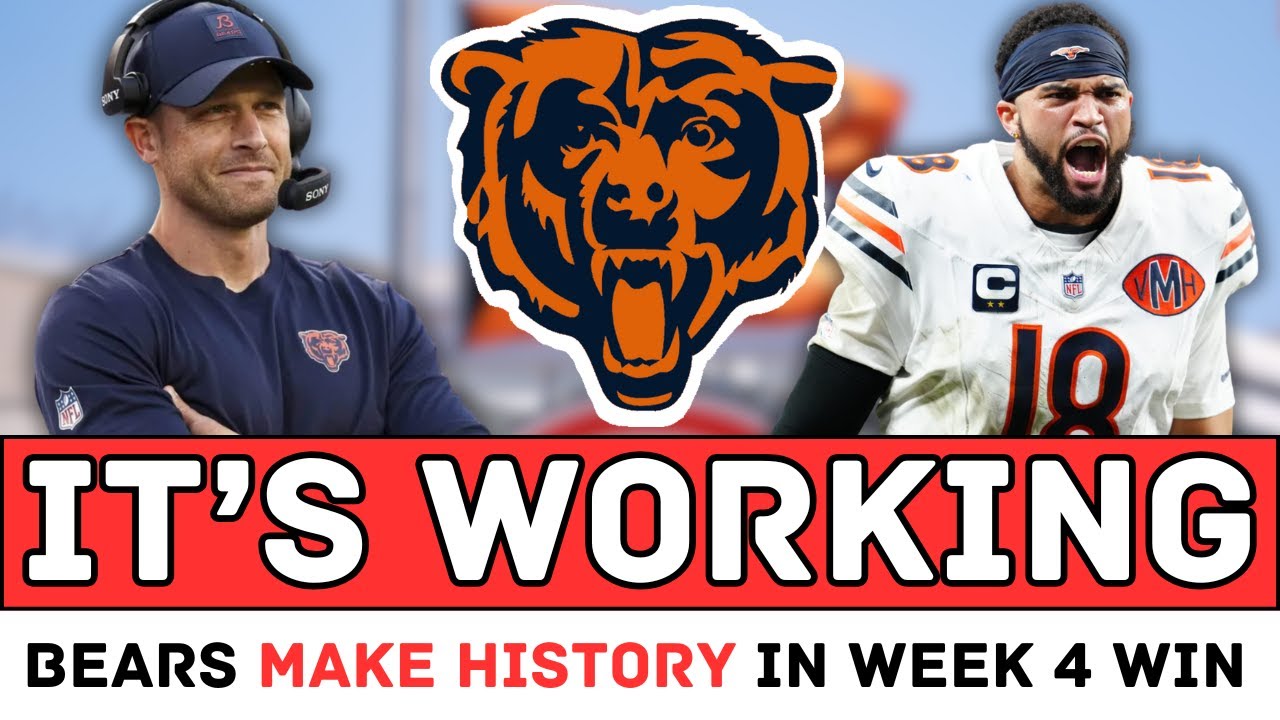 ✅Кейлеб Уильямс и Бен Джонсон продолжают творить историю за «Чикаго Беарз» в последнем отчете НФЛ