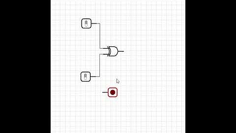 XOR Gate Simulation with Logic Gate Simulator Android App