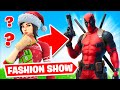 Fortnite | Fashion Show! Skin Competition! *DEADPOOL ONLY* & EMOTES WINS!