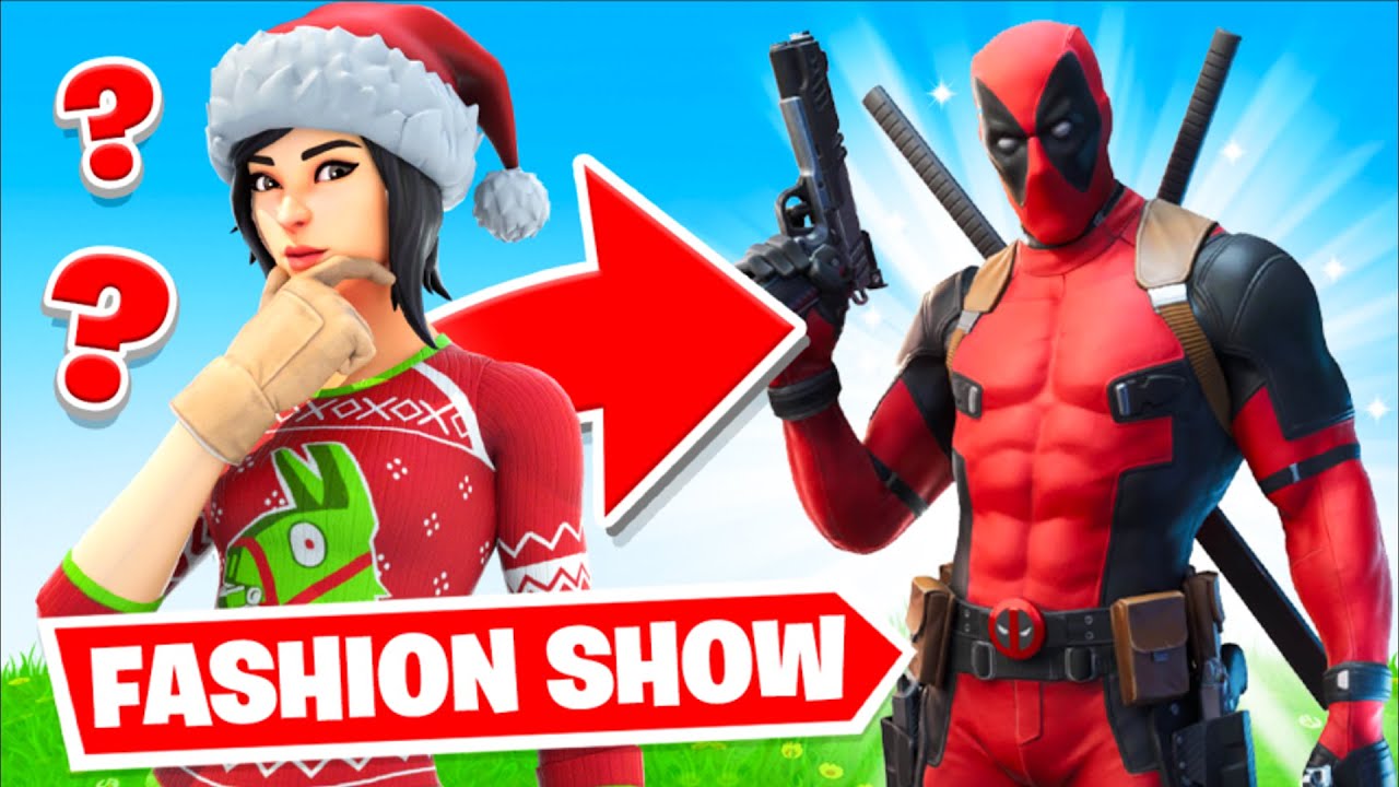Fortnite | Fashion Show! Skin Competition! *DEADPOOL ONLY ...