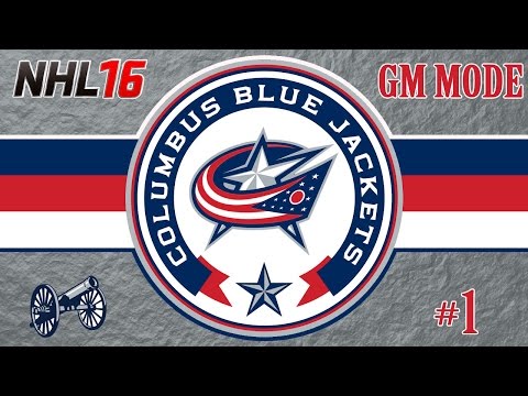 NHL 16 Columbus Blue Jackets GM