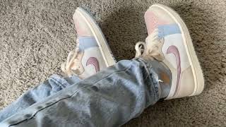 UNBOXING NIKE PINK OXFORD JORDAN 1 HIGH 