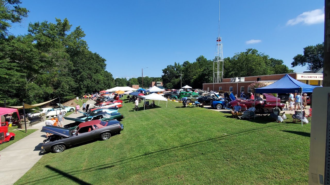 2022 Williamston SC Spring Water Festival Car Show YouTube