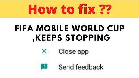 #stopping #fing24 #fifa HOW TO FIX KEEPS STOOPING PROBLEM IN FIFA MOBILE WORLD CUP | FING 24 😌🆒