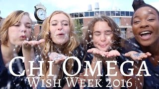 Chi Omega Wish Week 2016 Schedule