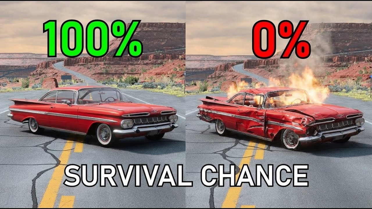Realistic Survival Chance Crash Testing Ep.22 | BeamNG.drive