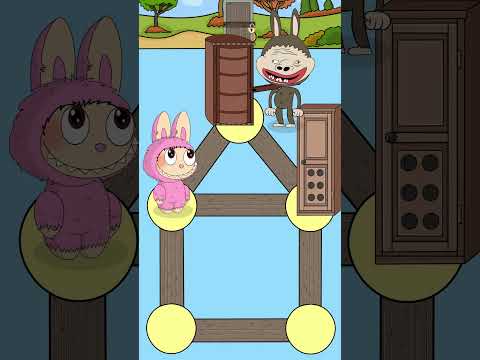Labubu + Lafufu in Maze Secrets of Granny 3