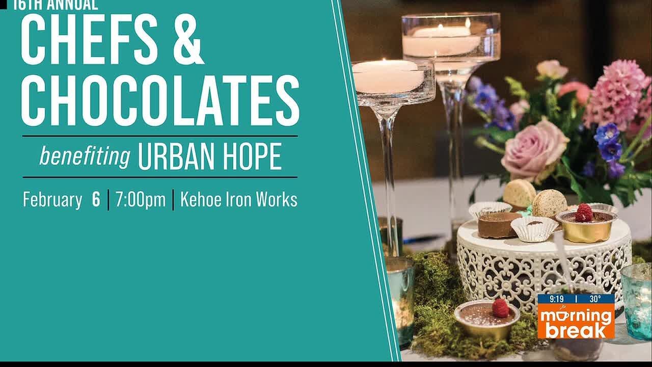 Chefs and Chocolate event to raise funds for Urban Hope non-profit