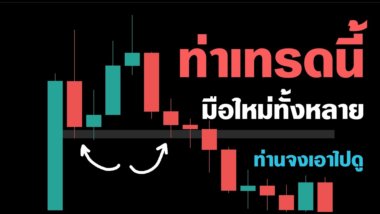 เทรดเดอร์มือใหม่ทั้งหลาย ท่านจงตั้งใจดูคลิปนี้ 'วิธีการหาโซนเทรด' ฉบับง่ายสุด
