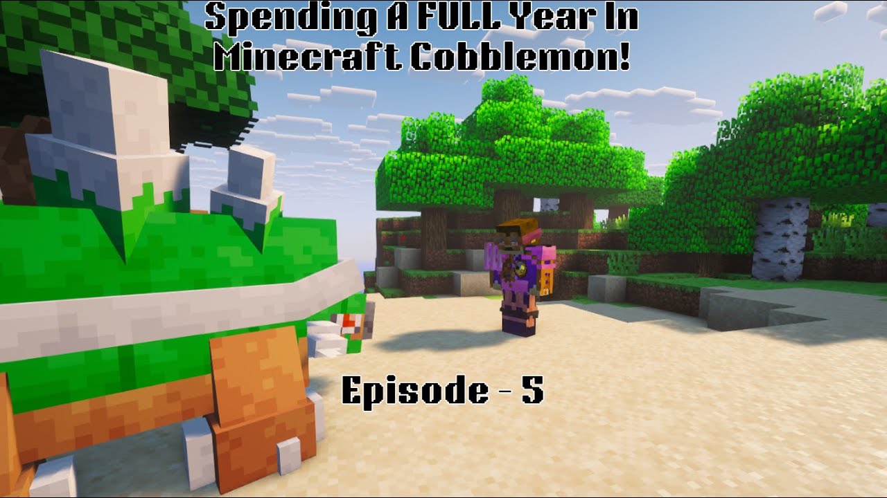 Spending A FULL Year In Minecraft Cobblemon - Episode 5