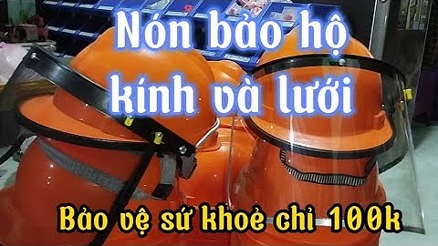 Nón bảo hộ dùng trong phun xịt và cắt cỏ 100k