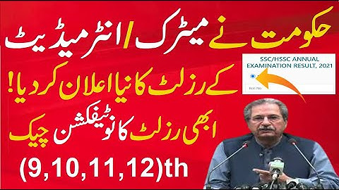 matric result 2022, inter result 2022 Date, 9th class result 2021,10th class result 2022,12th result