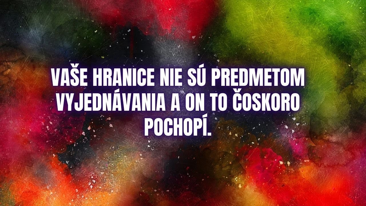 Po jeho odchode sa nadýchnete
