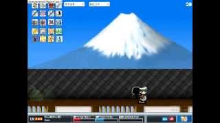 Showing My First Character In My Mapleflash!