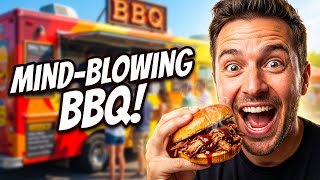 I Tried Mind Blowing BBQ Food Truck In DENVER, NC‼️