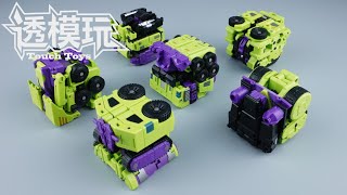 【SwiftTransform】Six Combine!CUBE DEVASTATOR! IDW Machine Cube CONSTRUCTICONS COMBINER 大力神 招财猫 透模玩速变