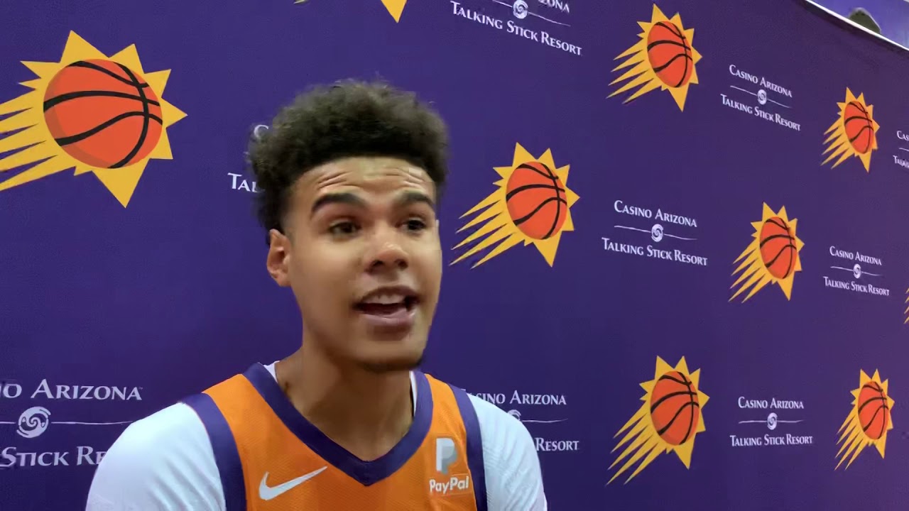 Cam Johnson power forward or shooting guard? — Suns Media Day YouTube