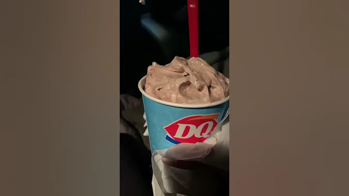 DAIRY QUEEN BLIZZARD #whatieatinaday #mukbang #asmr #dairyqueen #icecream