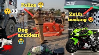 truck crash 😰| Zx10r bike Sized 😭/ Ye kiya ho gaya 👀/ police 😤 |@Noor_Rider_92 ￼￼#zx10r