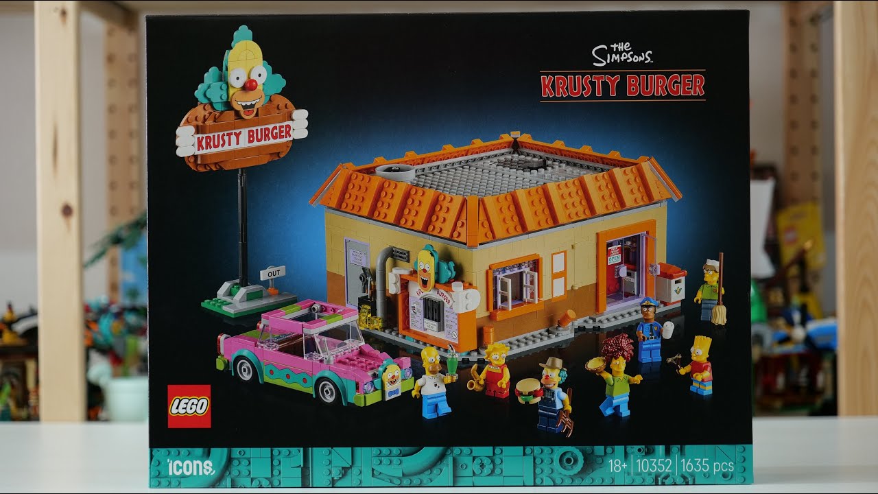 LEGO Icons 10352 The Simpsons Krusty Burger Speed Build