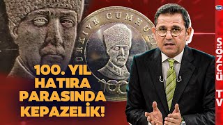 5 TL'lik Madeni Parada Kepazelik! Fatih Portakal Küplere Bindi! 'Atatürk'e Benziyor mu?'