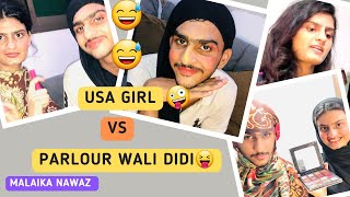 Usa girl vs parlour wali Didi | comedy funny video