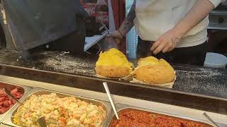 Istanbul, Tr: Ep.2 Kumpir (Turkish baked potato): Street Food in Istanbul Turkey