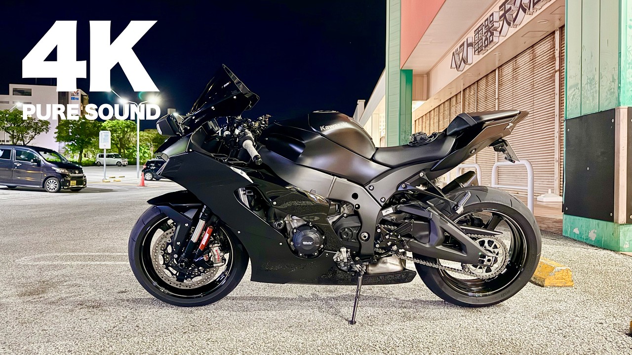 4K POV】Kawasaki ZX-10R | Night Ride | Pure sound - YouTube