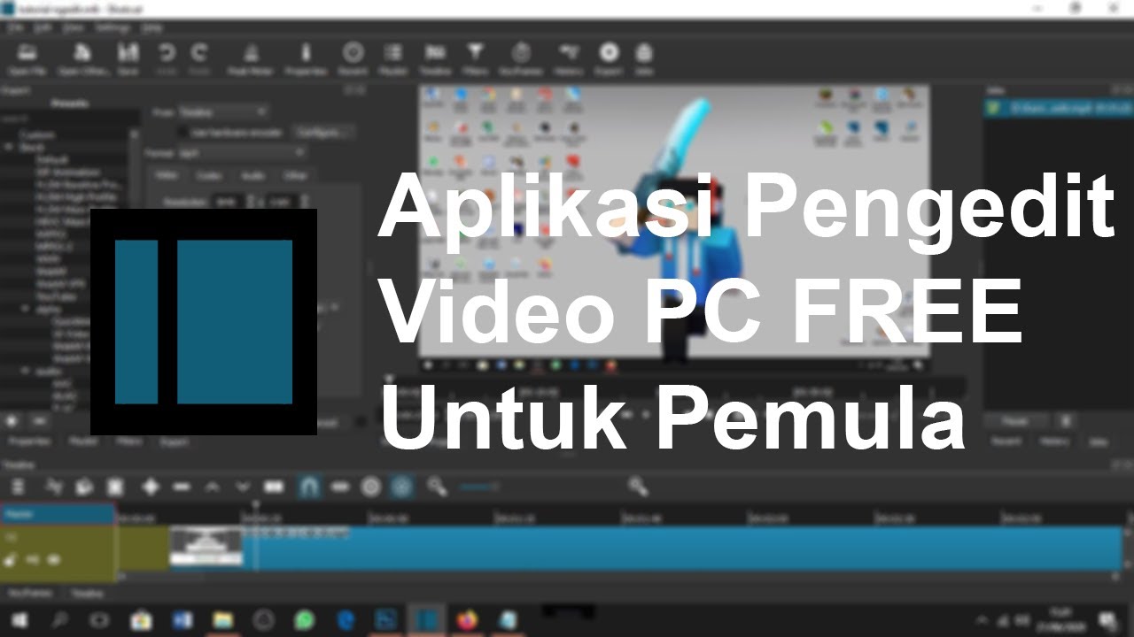 Aplikasi pengedit video PC FREE untuk pemula YouTube