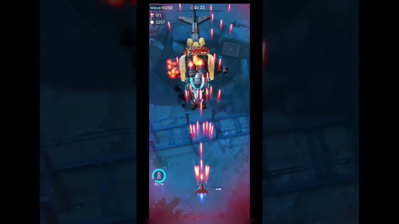 Wing Fighter Boos Fight Lvl 22 