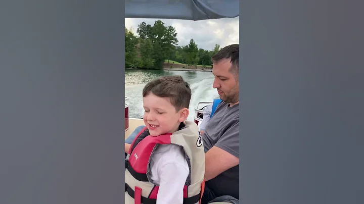 Nathan and kids on boat