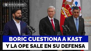 ¿Terminó la paz republicana?: Cuestionamientos de Boric al dicsurso de Kast y la defensa de la OPE